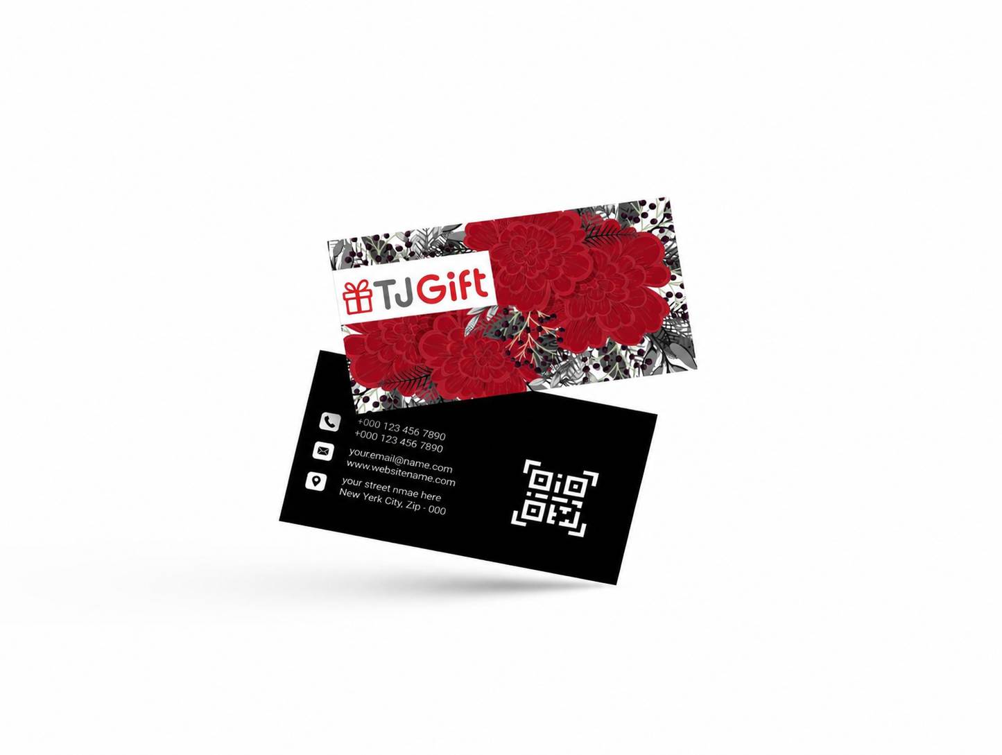 کارت ویزیت سلفون براق